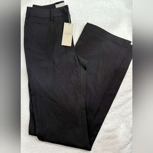 HOBBS Pants Womens  Black High Rise Flare Leg Jersey/ Size 4/ NWT